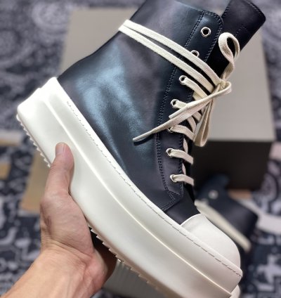 Rick Owens Rick Owens High-top Casual Shoes With Thick Bottom And