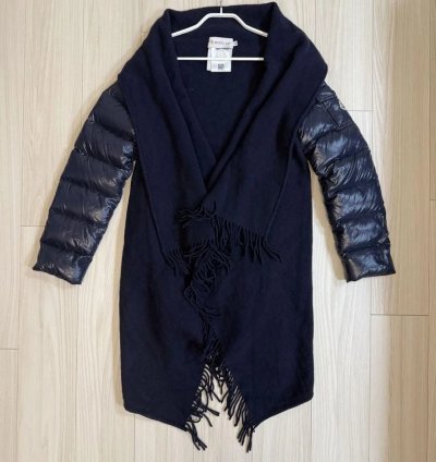 Moncler Navy Mantella Down Jacket