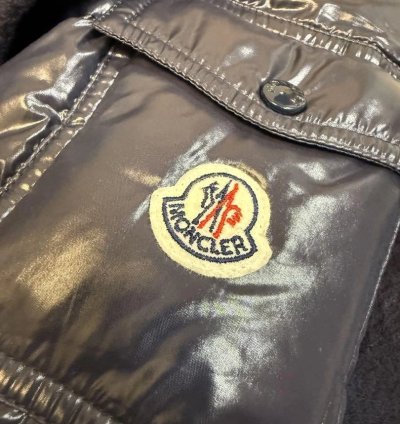 Moncler Navy Mantella Down Jacket
