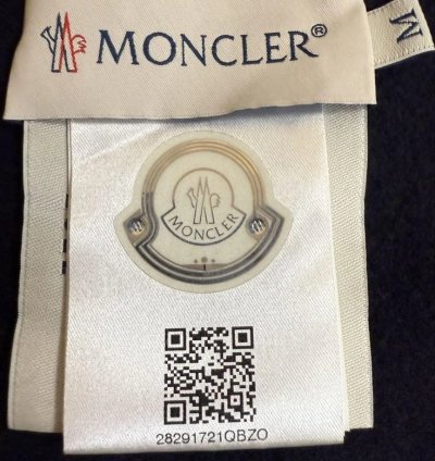 Moncler Navy Mantella Down Jacket