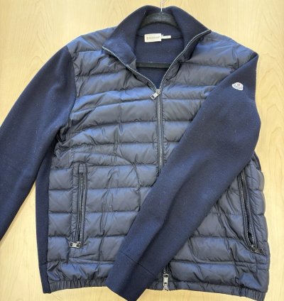 Moncler Padded Wool Cardigan Jacket Coat - Used