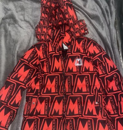 Moncler Puffer Jacket Red