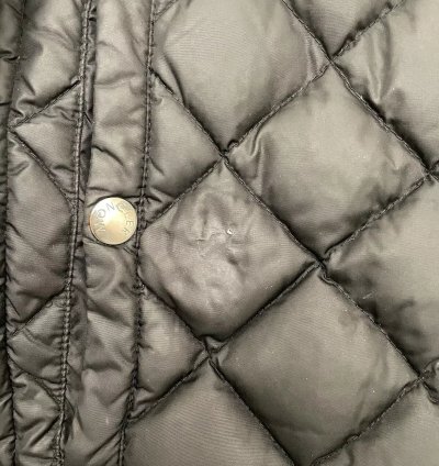 Moncler Vulpie Down Biker Jacket Men Black Quilted Weatherproof Motorcycle