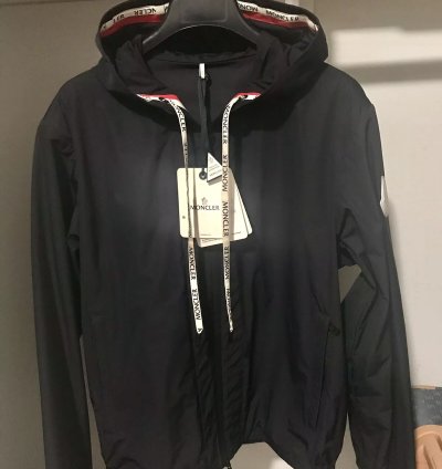 Nwt 950 Moncler Men Carles Hooded Jacket In Navy Size 3 Large Authentic