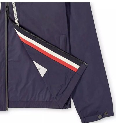 Nwt 950 Moncler Men Carles Hooded Jacket In Navy Size 3 Large Authentic