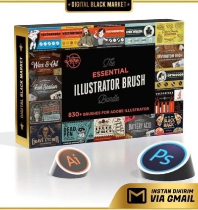 The Want All Of The Illustrator Brushes Bundle