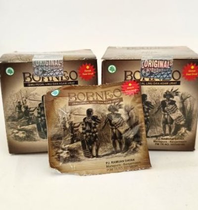 Borneo Original Herbal Capsule For Rheumatism Aches Pains 2 Box