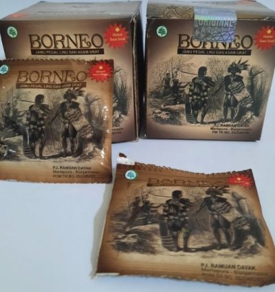 Borneo Original Herbal Capsule For Rheumatism Aches Pains 2 Box