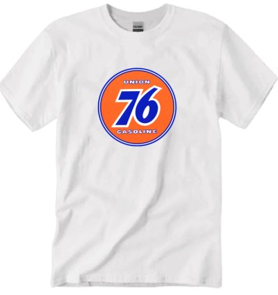 76 Gasoline 03 Station Logo T-shirt Usa Size