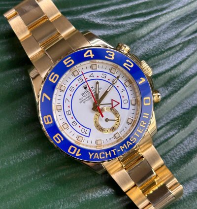 Rolex Yacht-master Ii 18 Kt Yellow Gold - Ref 116688 - Year 2010