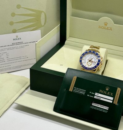 Rolex Yacht-master Ii 18 Kt Yellow Gold - Ref 116688 - Year 2010