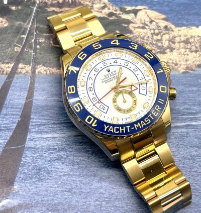 Rolex Yacht-master Ii 18 Kt Yellow Gold - Ref 116688 - Year 2010