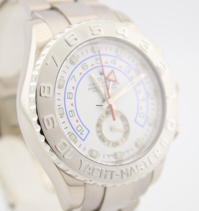 Rolex Yacht-master Ii 18k White Gold And Platinum 44mm Watch 116689