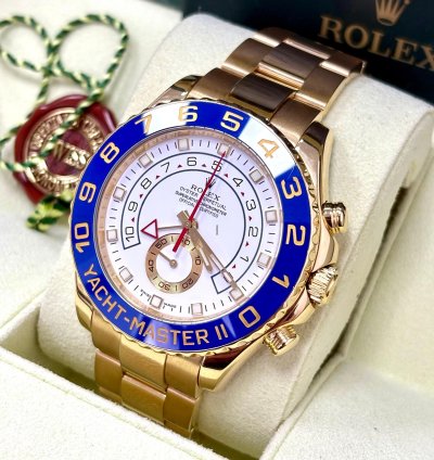 Rolex Yacht-master Ii 44mm Yellow Gold 116688 Box Papers
