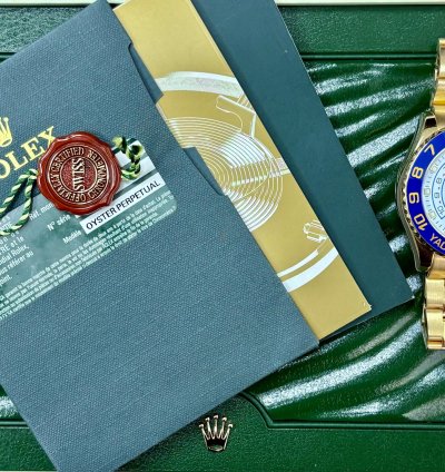 Rolex Yacht-master Ii 44mm Yellow Gold 116688 Box Papers