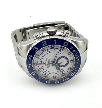 Rolex Yacht-master Ii Great Condition - Blue Bezel - 116680 Yacht-master Ii - Box And Papers