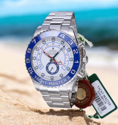 Rolex Yacht-master Ii Regatta Steel Blue 44 Mm Full Set 2014