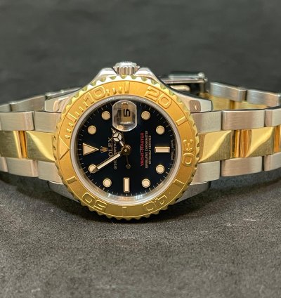 Rolex Yacht-master Ref 69623 Blue Dial Steel Gold 2001 Automatik