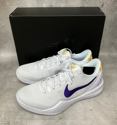 Nike Kobe 8 Protro White And Court Purple