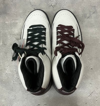 A Ma Maniere × Nike Air Jordan 2 Airnesssail And Burgundy