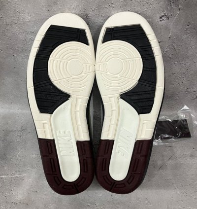 A Ma Maniere × Nike Air Jordan 2 Airnesssail And Burgundy