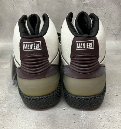 A Ma Maniere × Nike Air Jordan 2 Airnesssail And Burgundy