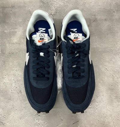 Fragment × Sacai × Nike Ld Waffle Blackended Blue