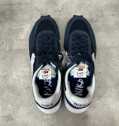 Fragment × Sacai × Nike Ld Waffle Blackended Blue