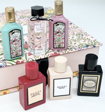 Gucci 6-piece Womens Perfume Set With Long-lasting Fragrance 5ml X 6 Pcs Perfume