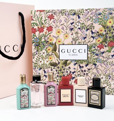 Gucci 6-piece Womens Perfume Set With Long-lasting Fragrance 5ml X 6 Pcs Perfume