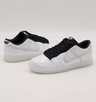 Clot Fragment Nike Dunk Low White Black