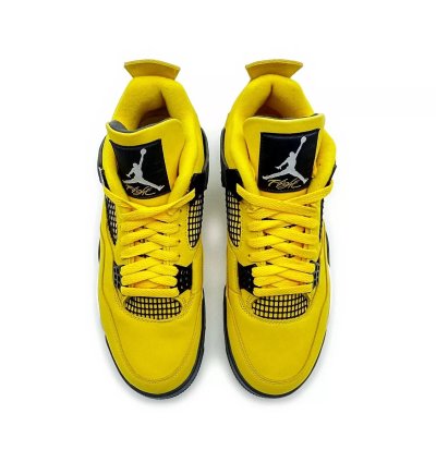 Nike Air Jordan 4 Retro Lightning Thunder Tour Yellow Gold White