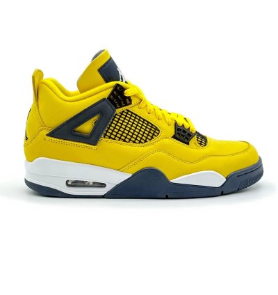 Nike Air Jordan 4 Retro Lightning Thunder Tour Yellow Gold White