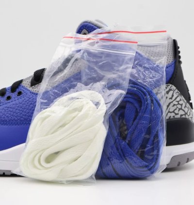 Nike Air Jordan 3 Retro Varsity Royal Cement Signal Blue Grey