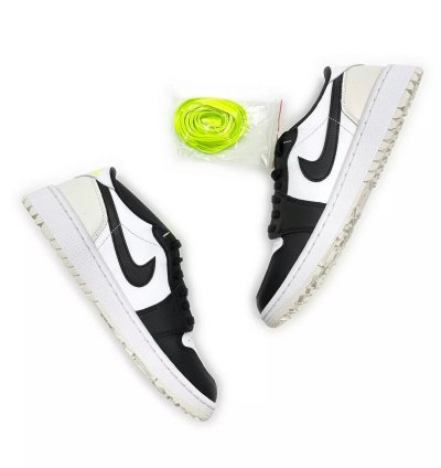 Nike Air Jordan 1 Low Golf Phantom Volt Neon Yellow Black