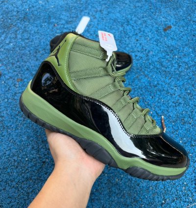 Nike Air Jordan 11 Mens Army Green Olive