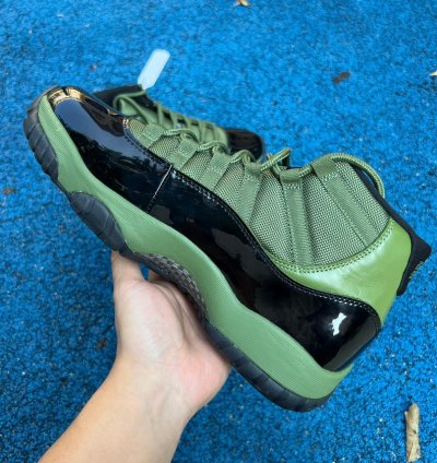 Nike Air Jordan 11 Mens Army Green Olive