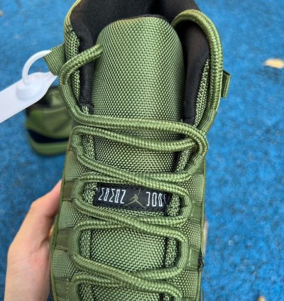 Nike Air Jordan 11 Mens Army Green Olive