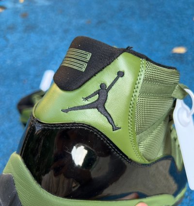 Nike Air Jordan 11 Mens Army Green Olive