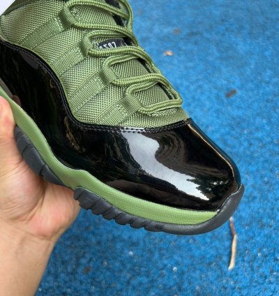 Nike Air Jordan 11 Mens Army Green Olive