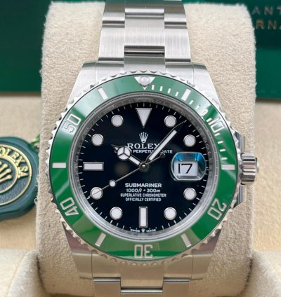 Rolex Submariner Date Unworn Submariner Date Kermit 41mm Mkii 126610lv Box Papers 2025