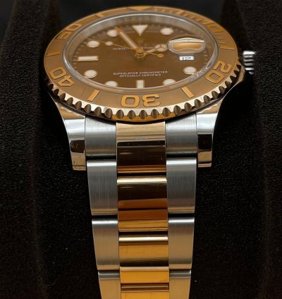 Rolex Yacht-master 40 Near-mint Full Set Chocolate Dial