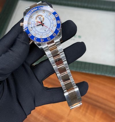 Rolex Yacht-master Ii Two Tone Rose Gold Complete Set 2013 Mint Conditions
