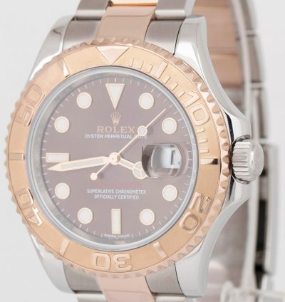 Rolex Yacht-master 40 Chocolate 40mm Two-tone 18k Rose Gold Ym1 Watch 116621
