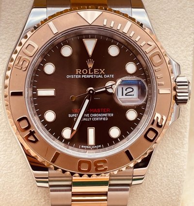 Rolex Yacht-master 40 Near-mint Full Set Chocolate Dial