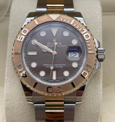 Rolex Yacht-master 40 Near-mint Full Set Chocolate Dial
