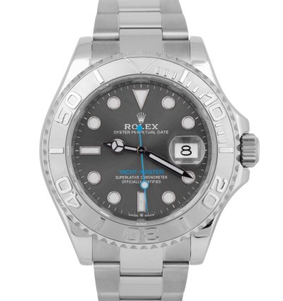 Rolex Yacht-master 40 New Papers Rolex Yacht-master 40 Rhodium Blue Platinum Steel 126622 Watch Box