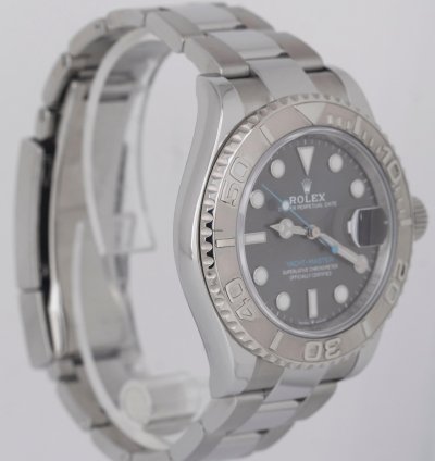 Rolex Yacht-master 40 New Papers Rolex Yacht-master 40 Rhodium Blue Platinum Steel 126622 Watch Box
