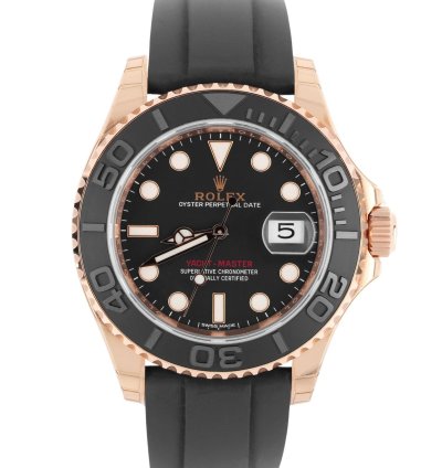 Rolex Yacht-master 40 Nos Stickered Rolex Yacht-master 18k Rose Gold Oysterflex 40mm 116655 Watch Box