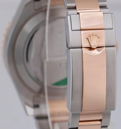 Rolex Yacht-master Ii 44mm 18k Rose Gold Stainless Steel Regatta Watch 116681